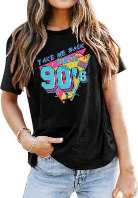 80s Baby 90s Made Me Shirt Womens Vintage Tie Dye 90s Shirts Casual Retro 80's Nostalgia Shirt Tops