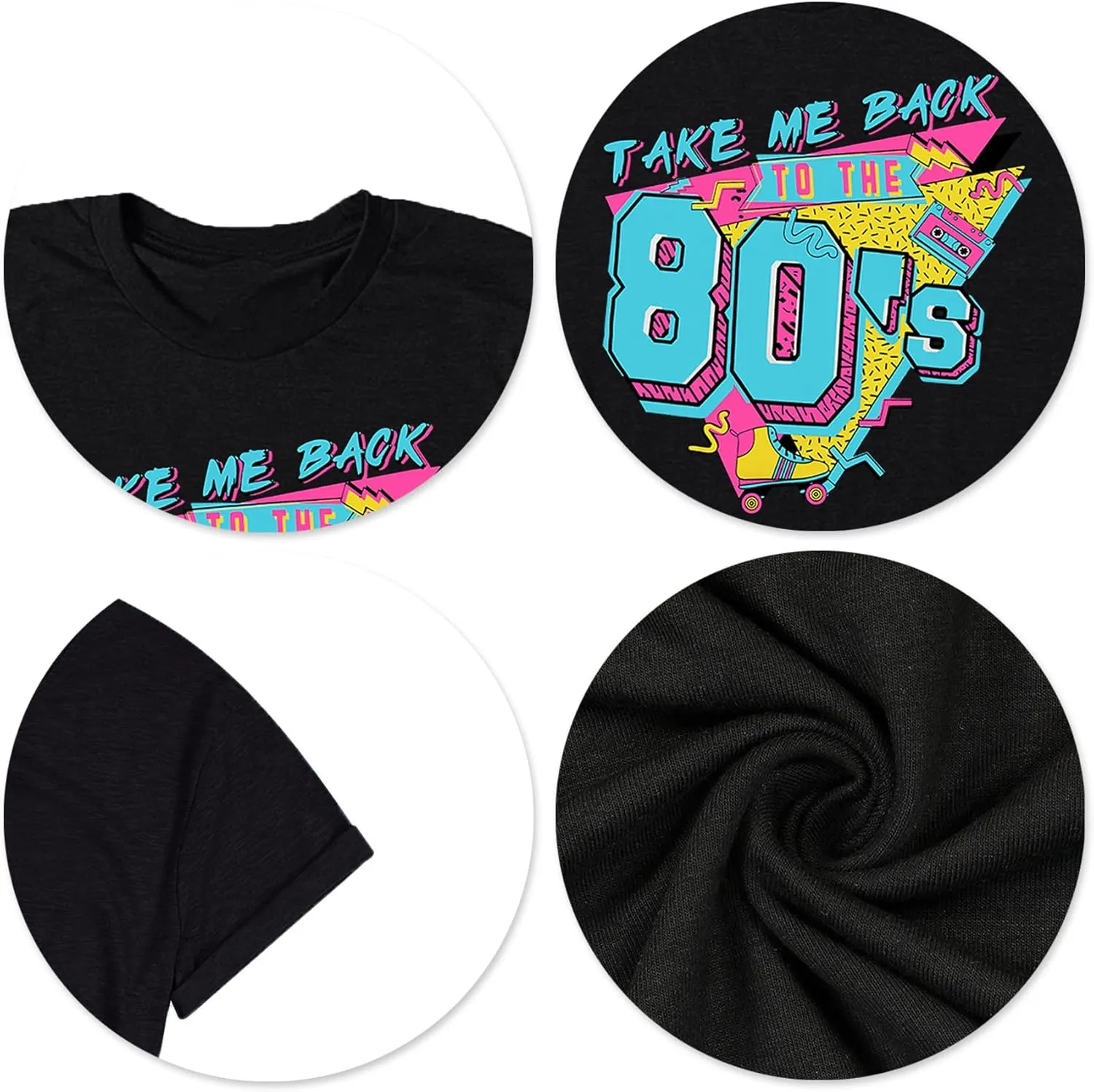 80s Baby 90s Made Me Shirt Womens Vintage Tie Dye 90s Shirts Casual Retro 80's Nostalgia Shirt Tops