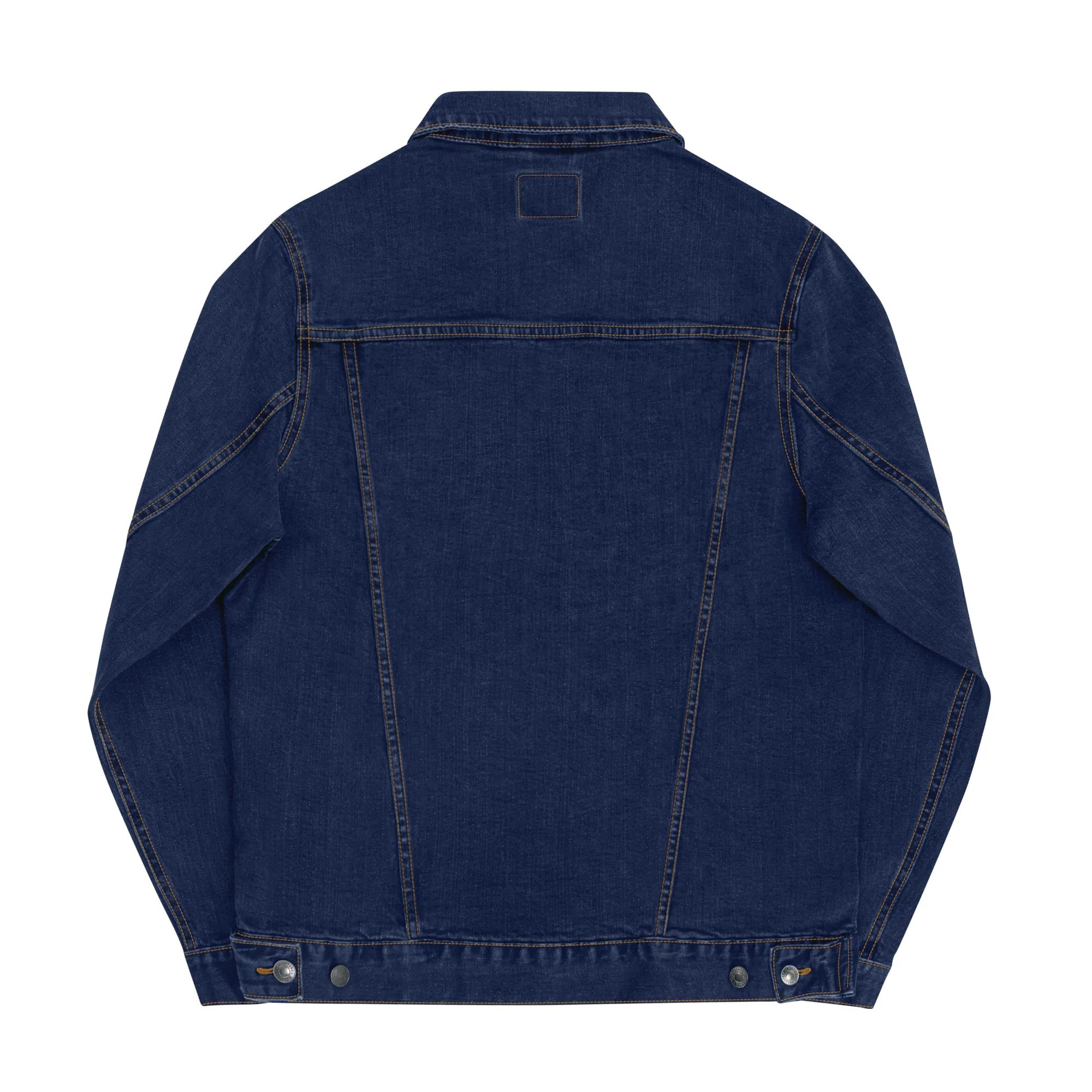 BE PATIENT Unisex Denim Jacket (Blue)