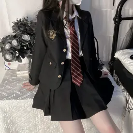 [Black Suit] JK vintage blazer uniform set