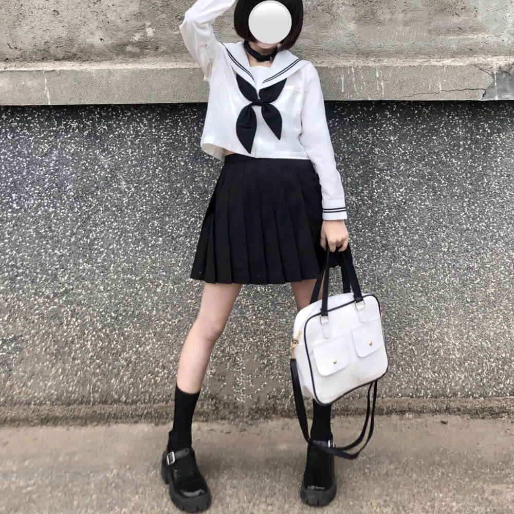 [Black White] Classic girl JK uniform set