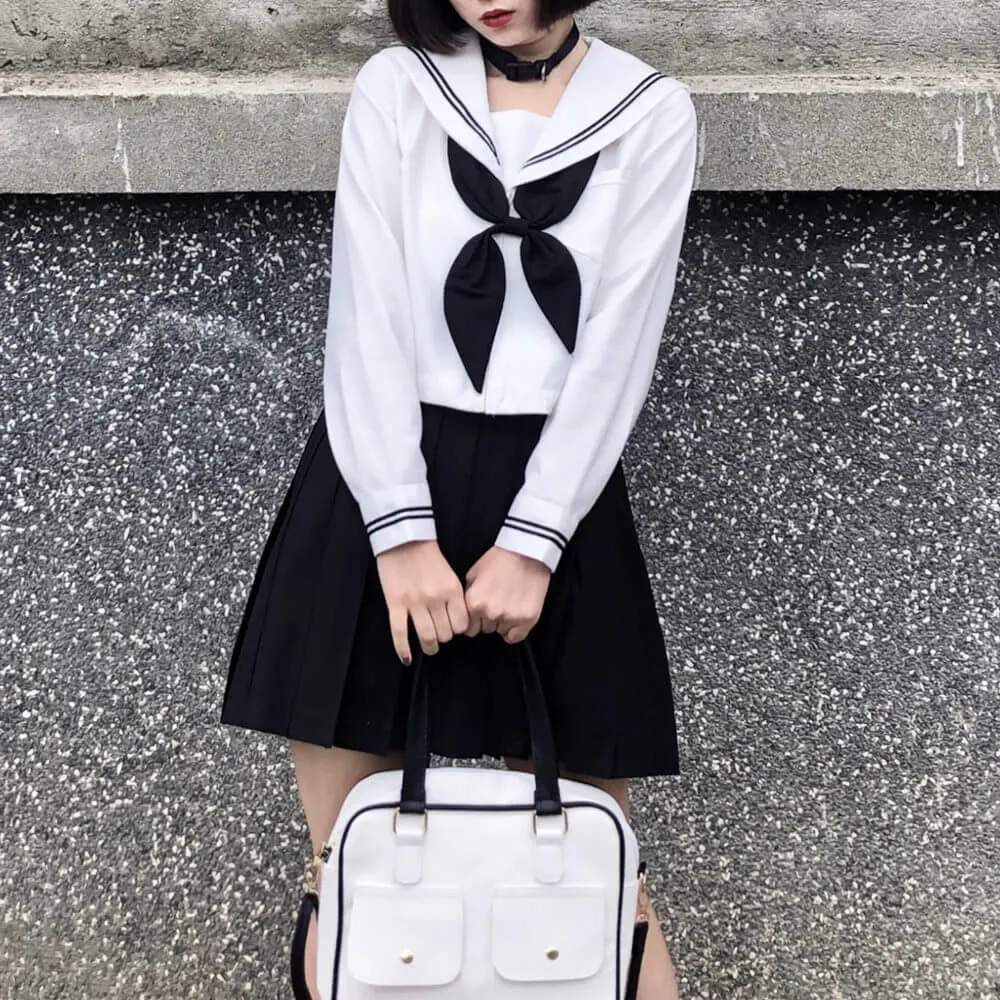 [Black White] Classic girl JK uniform set