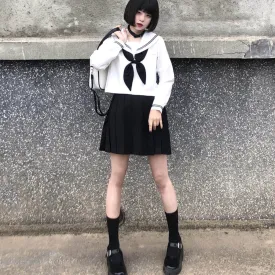 [Black White] Classic girl JK uniform set