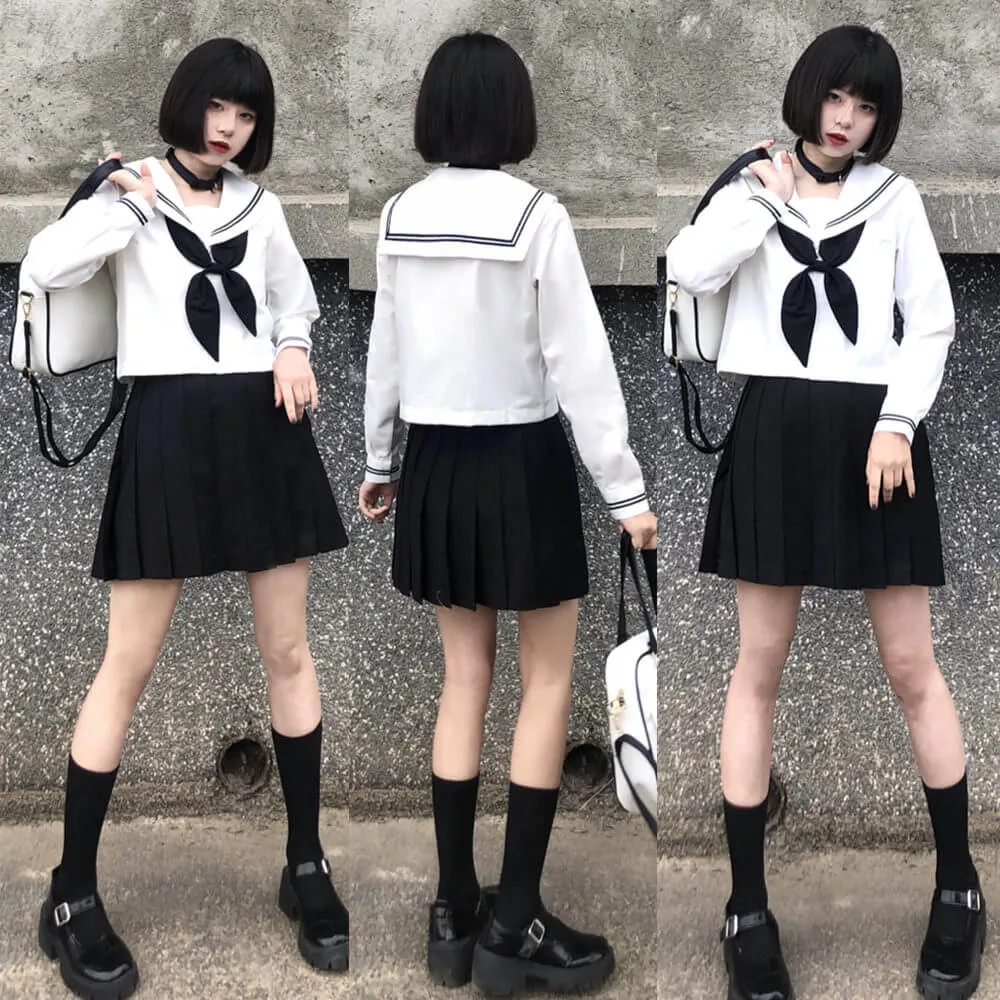 [Black White] Classic girl JK uniform set
