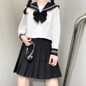 [Black White] JK bad sailor girl uniform set