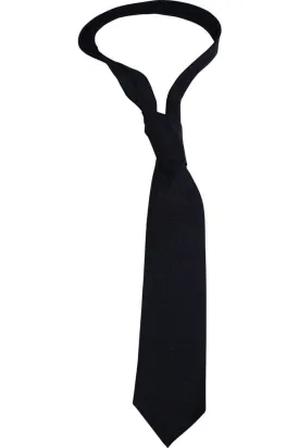 Boys' Navy Ready-Made Tie with Initials