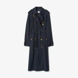 BURBERRY CHAIN-LINK BUTTON VISCOSE TWILL TRENCH COAT
