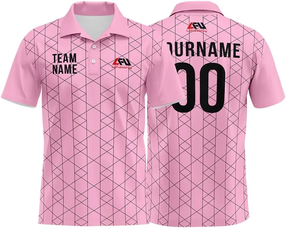 Custom Polo Shirts Print Personalized T-Shirts Uniform for Men Women Boy