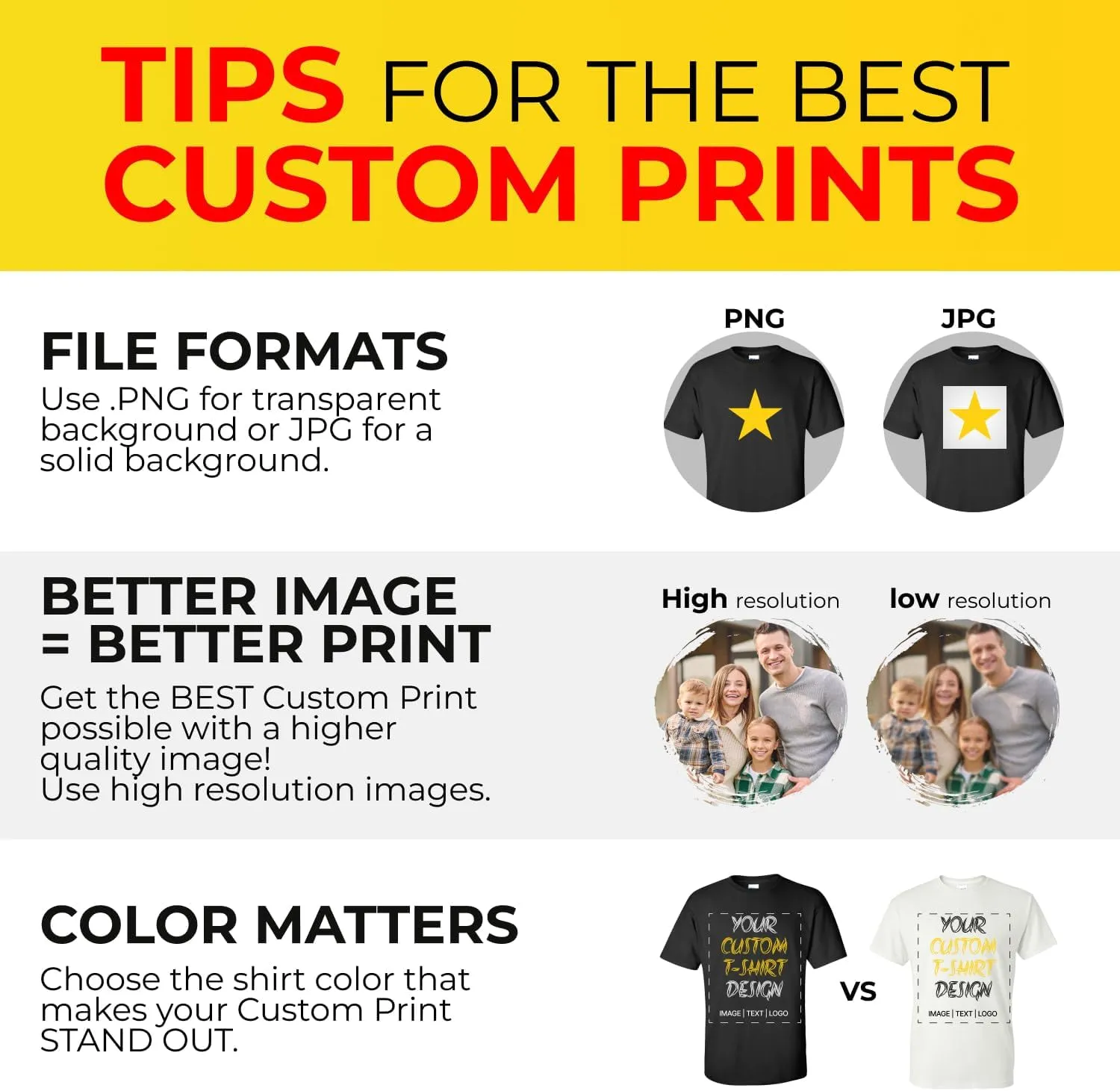 Custom T-Shirt Design - Your Personalized T-Shirts with Logo, Text, Image Print