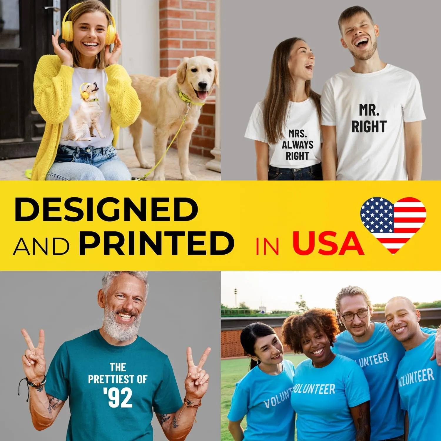 Custom T-Shirt Design - Your Personalized T-Shirts with Logo, Text, Image Print
