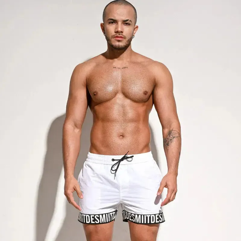 DESMIIT Sports swimming shorts Loose Beach Pants