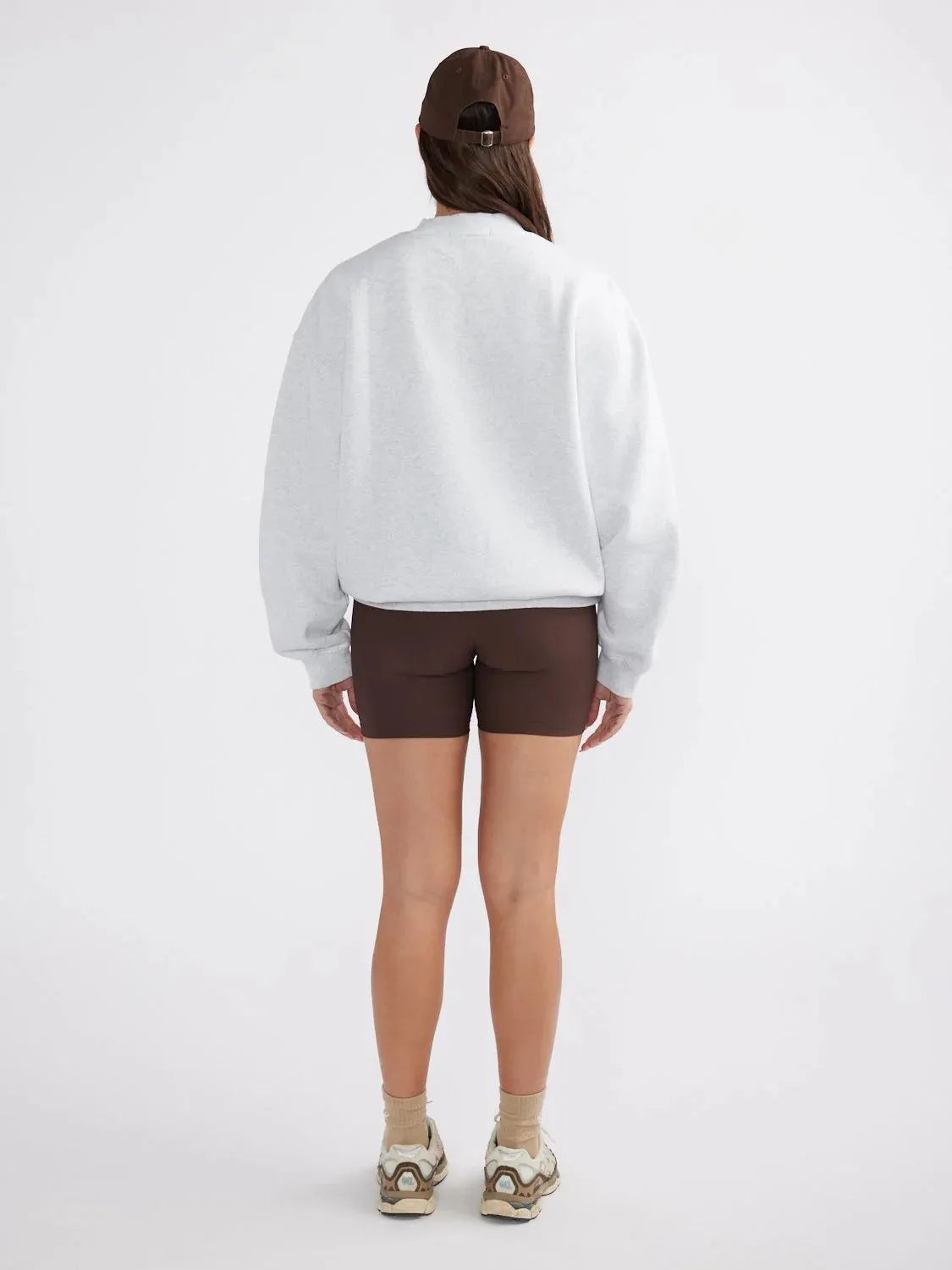 Ena Pelly - Classic Collegiate Sweatshirt (White Marle)