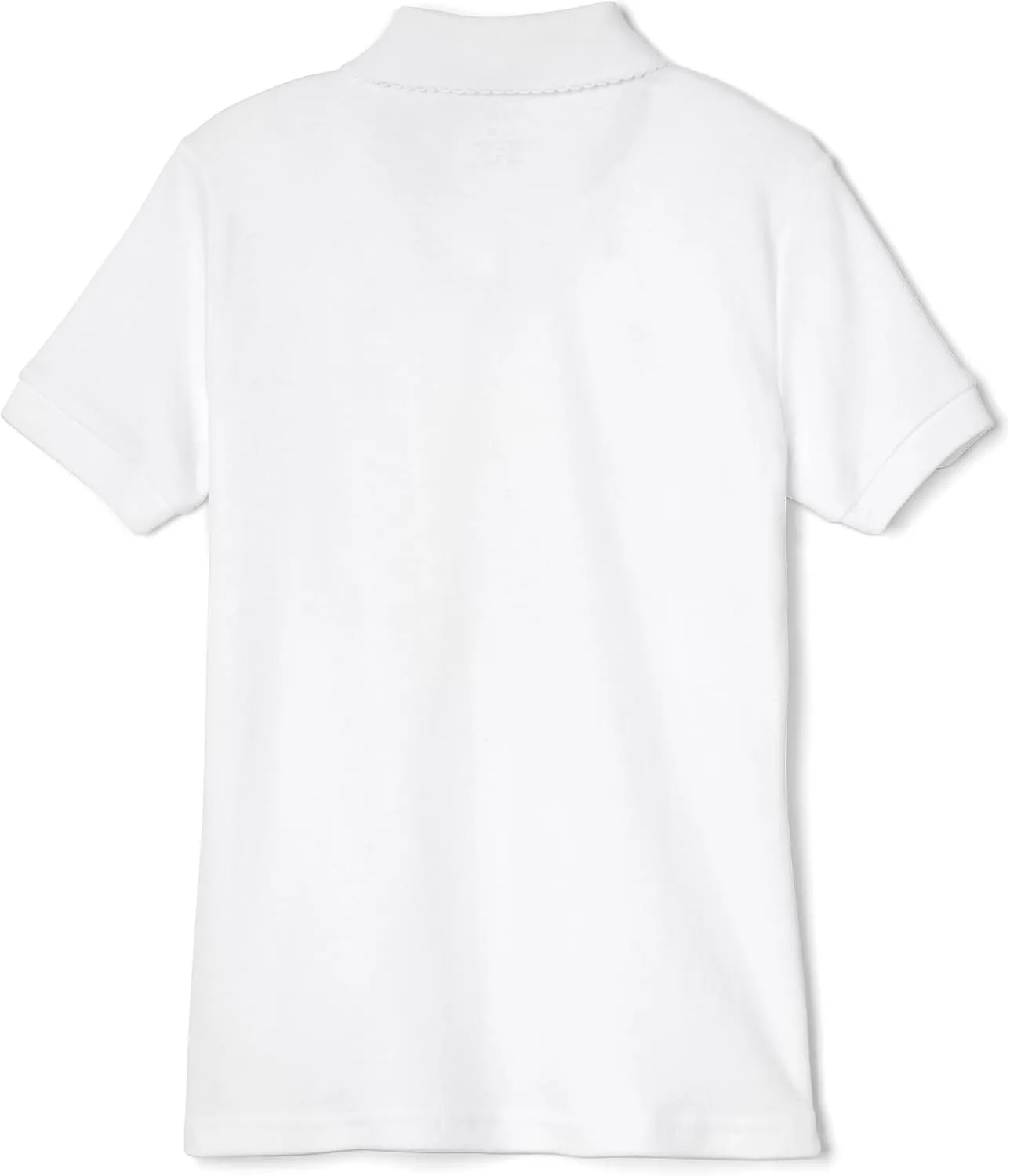 French Toast Girls' Short Sleeve Picot Collar Polo School Uniform Shirt (Standard and Plus)