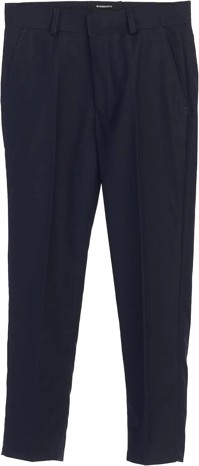 Gioberti Boys Flat Front Dress Pants