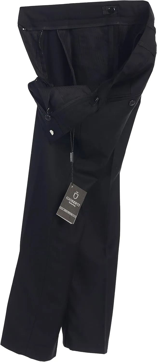 Gioberti Boys Flat Front Dress Pants