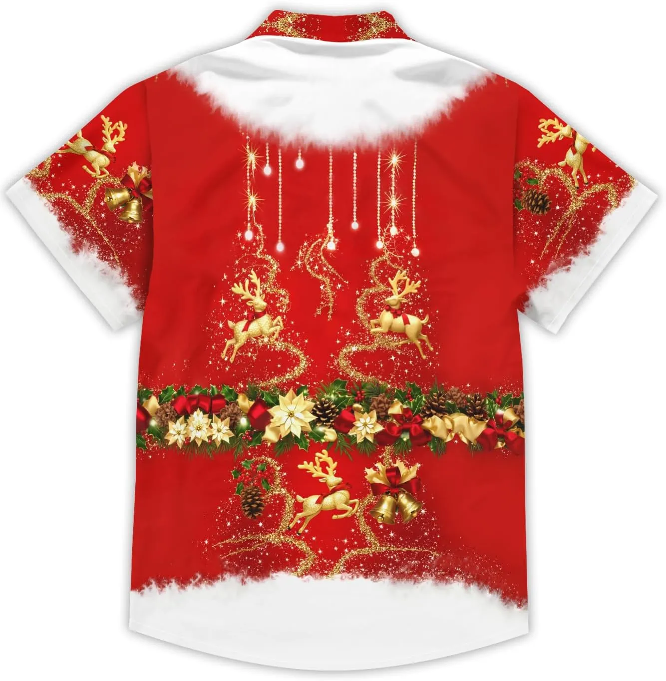 Hawaiian Shirts for Men Summer Beach Casual Short Sleeve Button Down Shirts Novelty Print Tropical Beach Shirts
