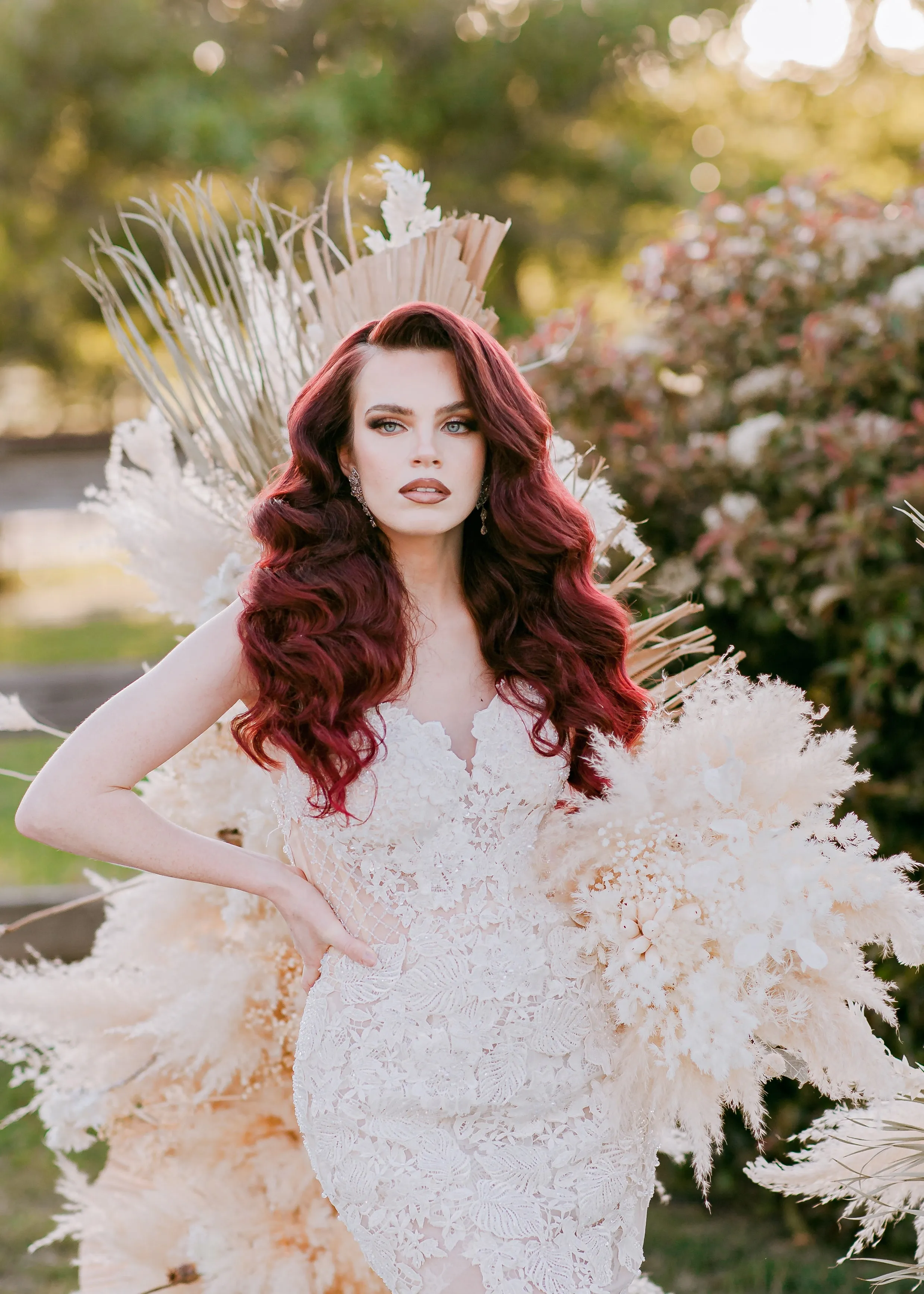 Lace and Tulle Mermaid Wedding Dress (#Julieta)