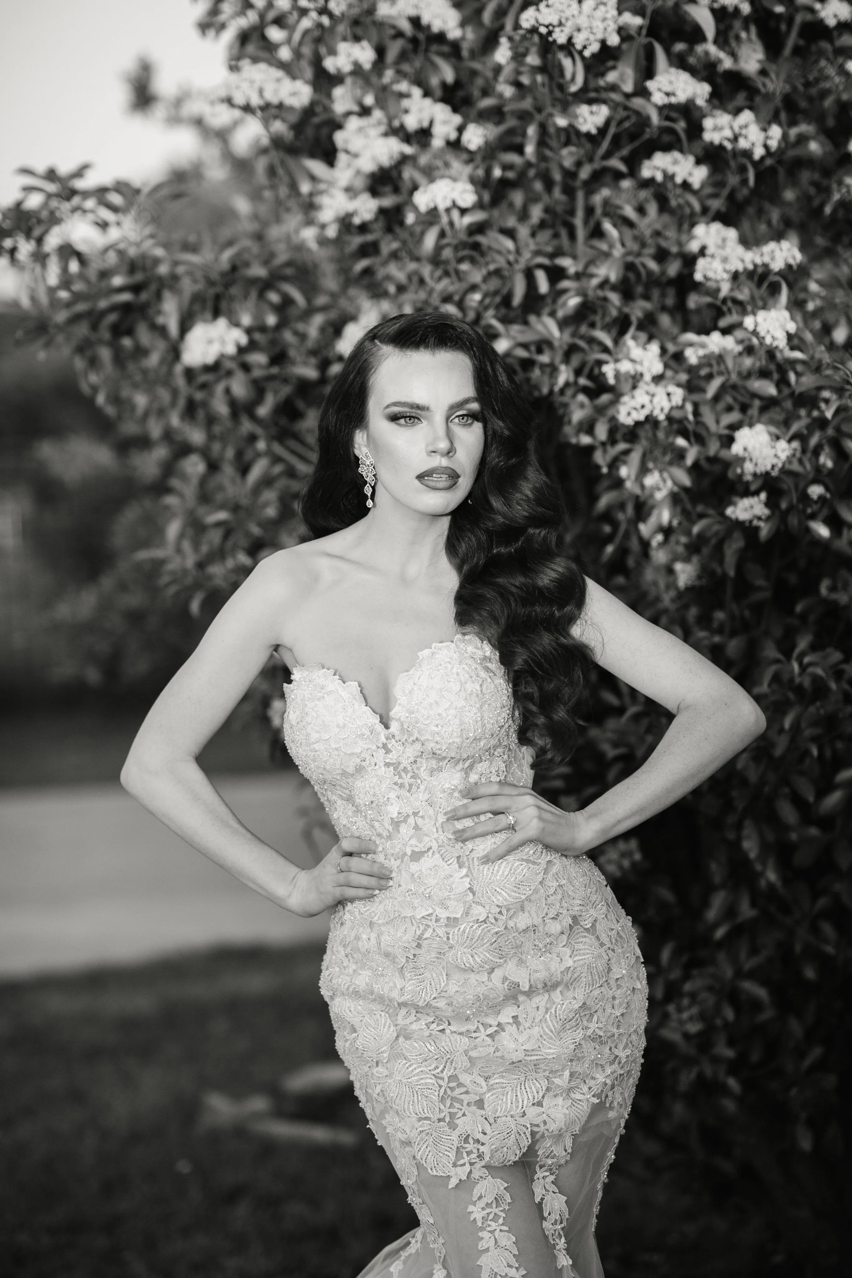 Lace and Tulle Mermaid Wedding Dress (#Julieta)