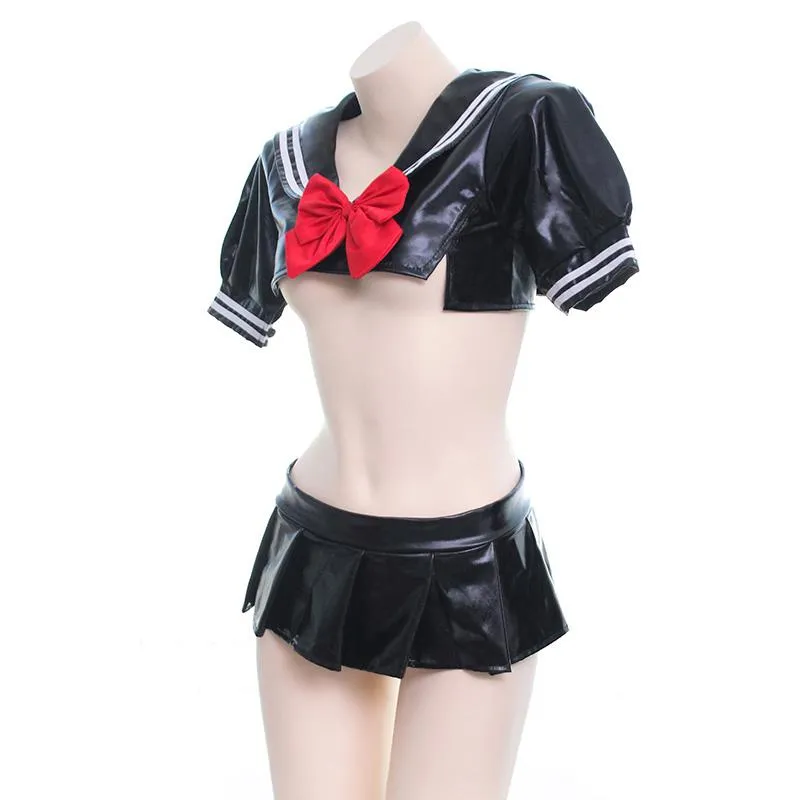 Leather Sexy School Uniform SD00928