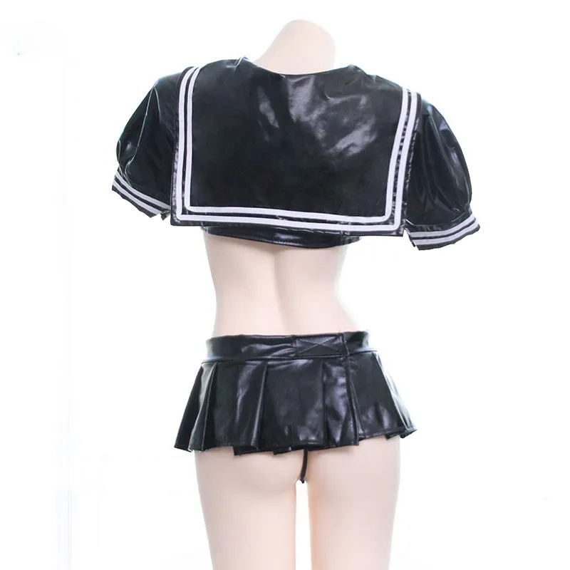 Leather Sexy School Uniform SD00928