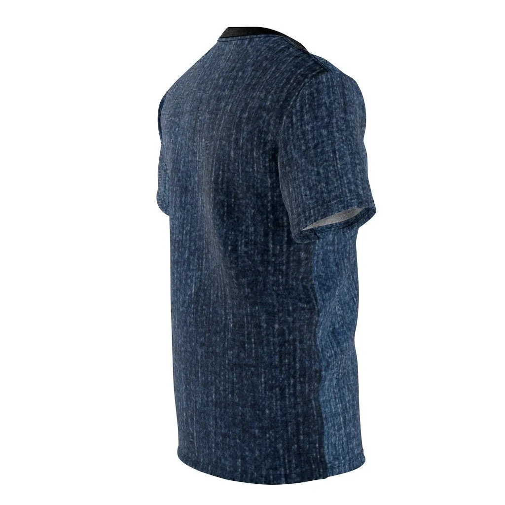 Lightweight Denim-Look T-shirt 3D Printed Unisex T-shirt,husband,wife/gf/bf/grans/dad/mom/bday/christmas gift