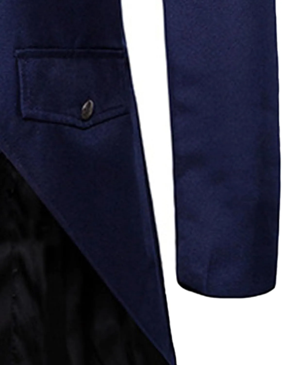 Mens Tails Slim Fit Tailcoat Dress Coat Gothic Tailcoat Tuxedo Jacket Dinner Party Wedding Blazer Suit Jacket