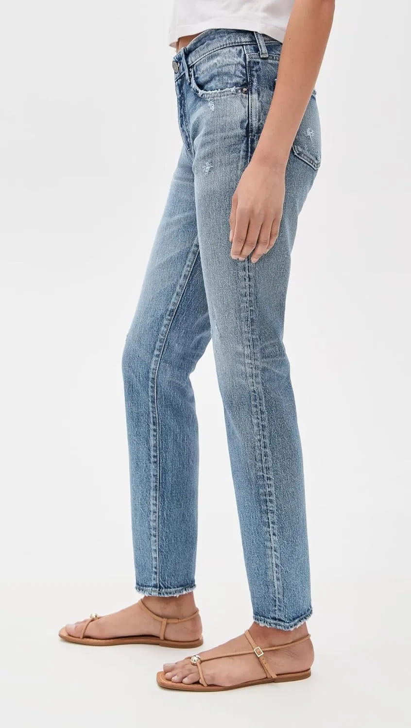 MOUSSY VINTAGE Women's Farmingdale Slim Straight Jeans