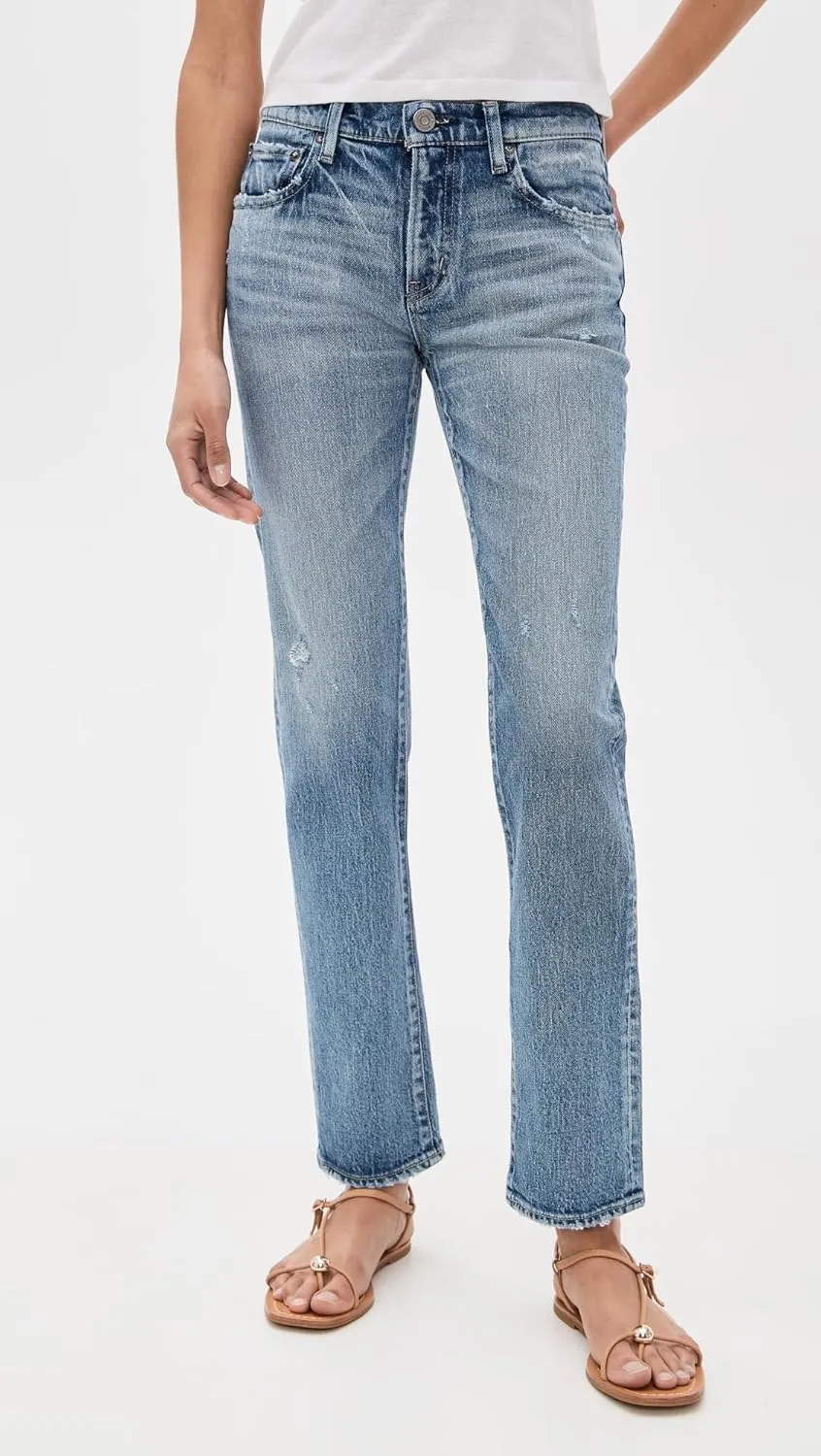 MOUSSY VINTAGE Women's Farmingdale Slim Straight Jeans
