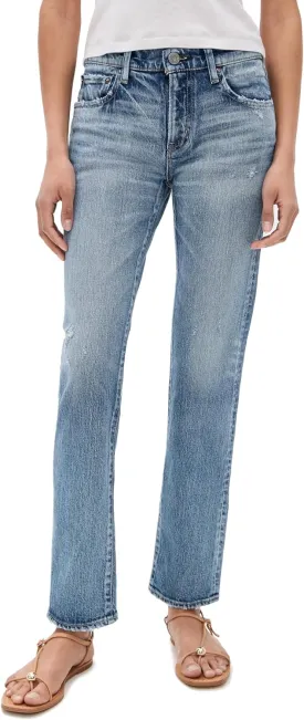 MOUSSY VINTAGE Women's Farmingdale Slim Straight Jeans