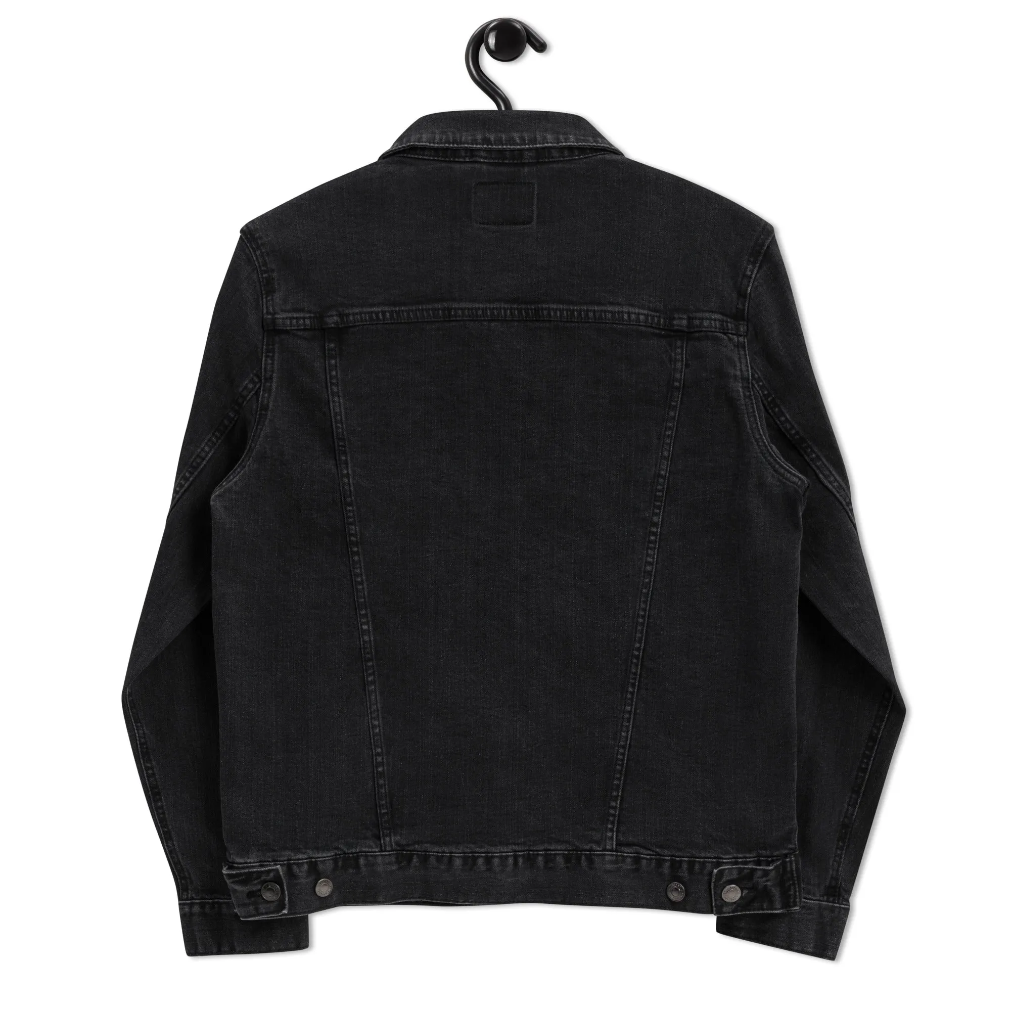 NEVER GIVE UP Unisex Denim Jacket