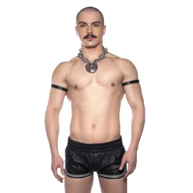 Prowler RED Leather Sports Shorts Grey XXL