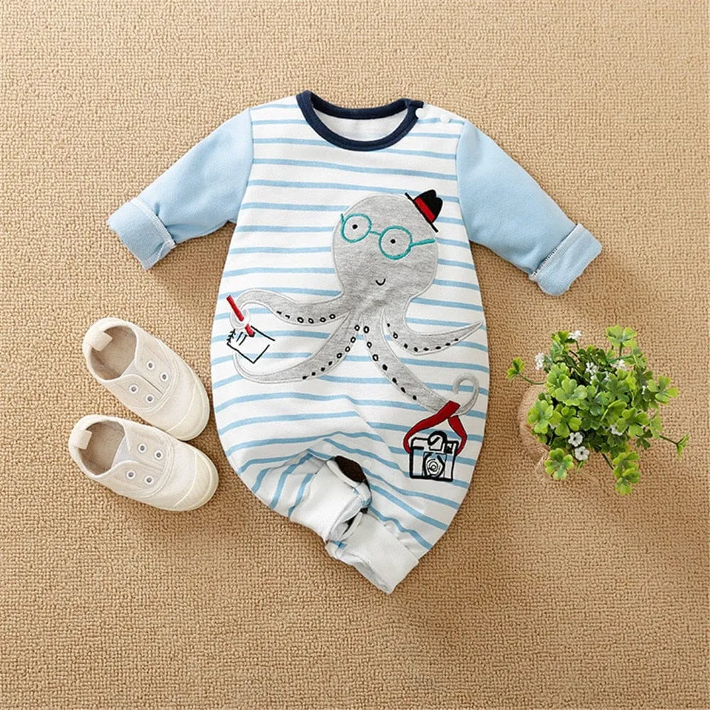 "Dinosaur Sweetie" Long Sleeved Romper