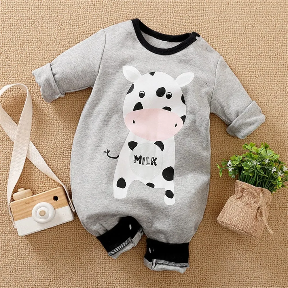 "Dinosaur Sweetie" Long Sleeved Romper