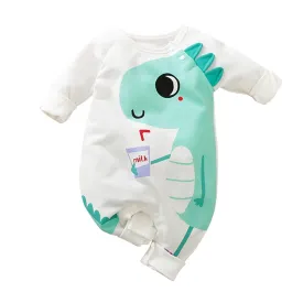 "Dinosaur Sweetie" Long Sleeved Romper