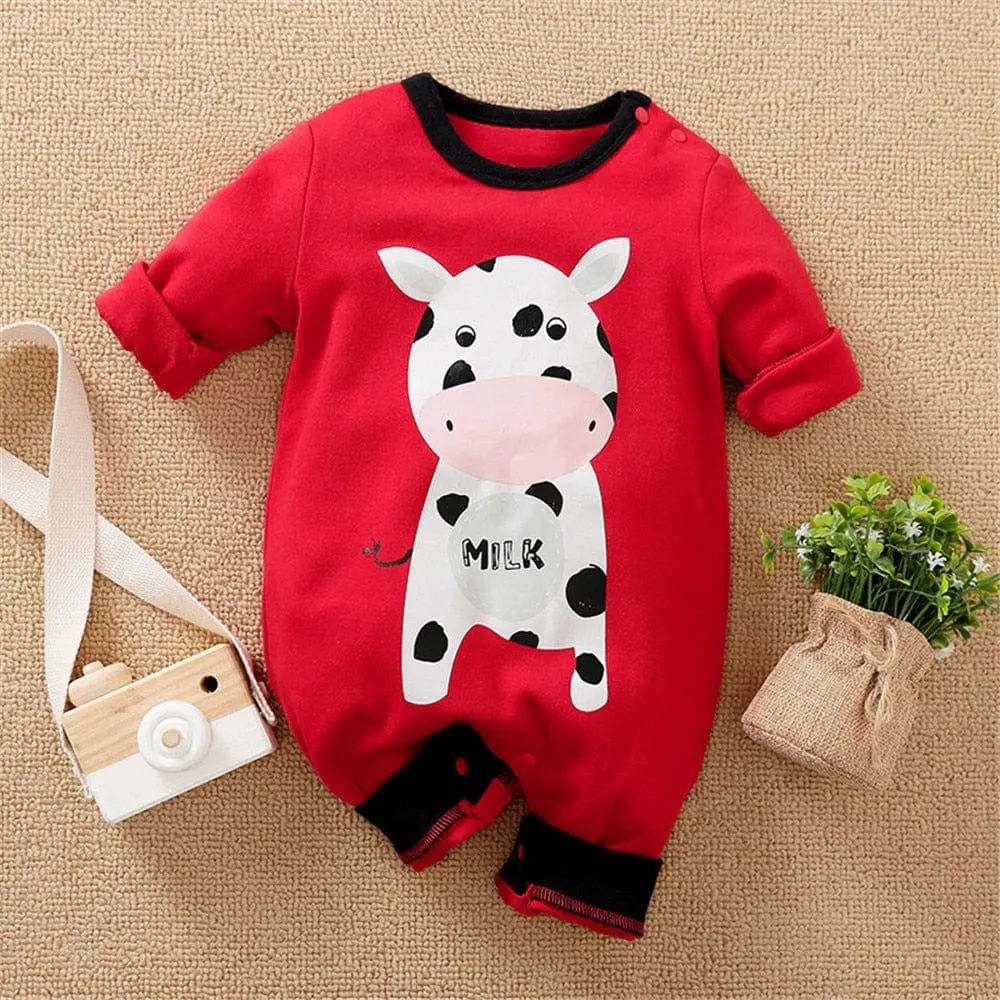 "Dinosaur Sweetie" Long Sleeved Romper