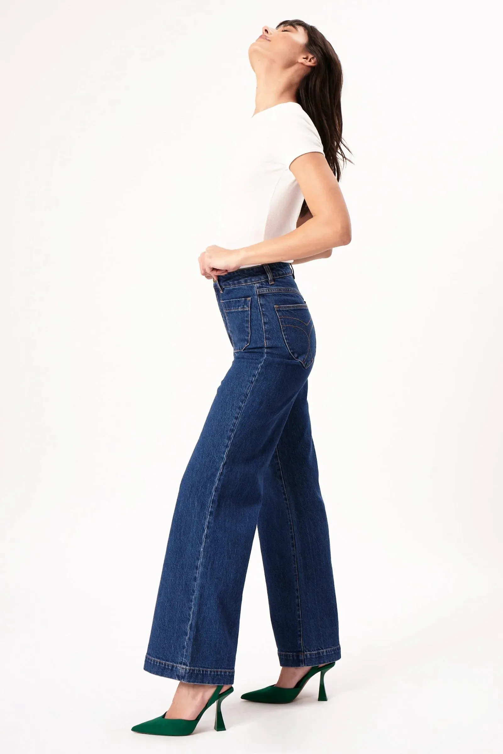 Sailor Jean LONG - Eco Ruby Blue