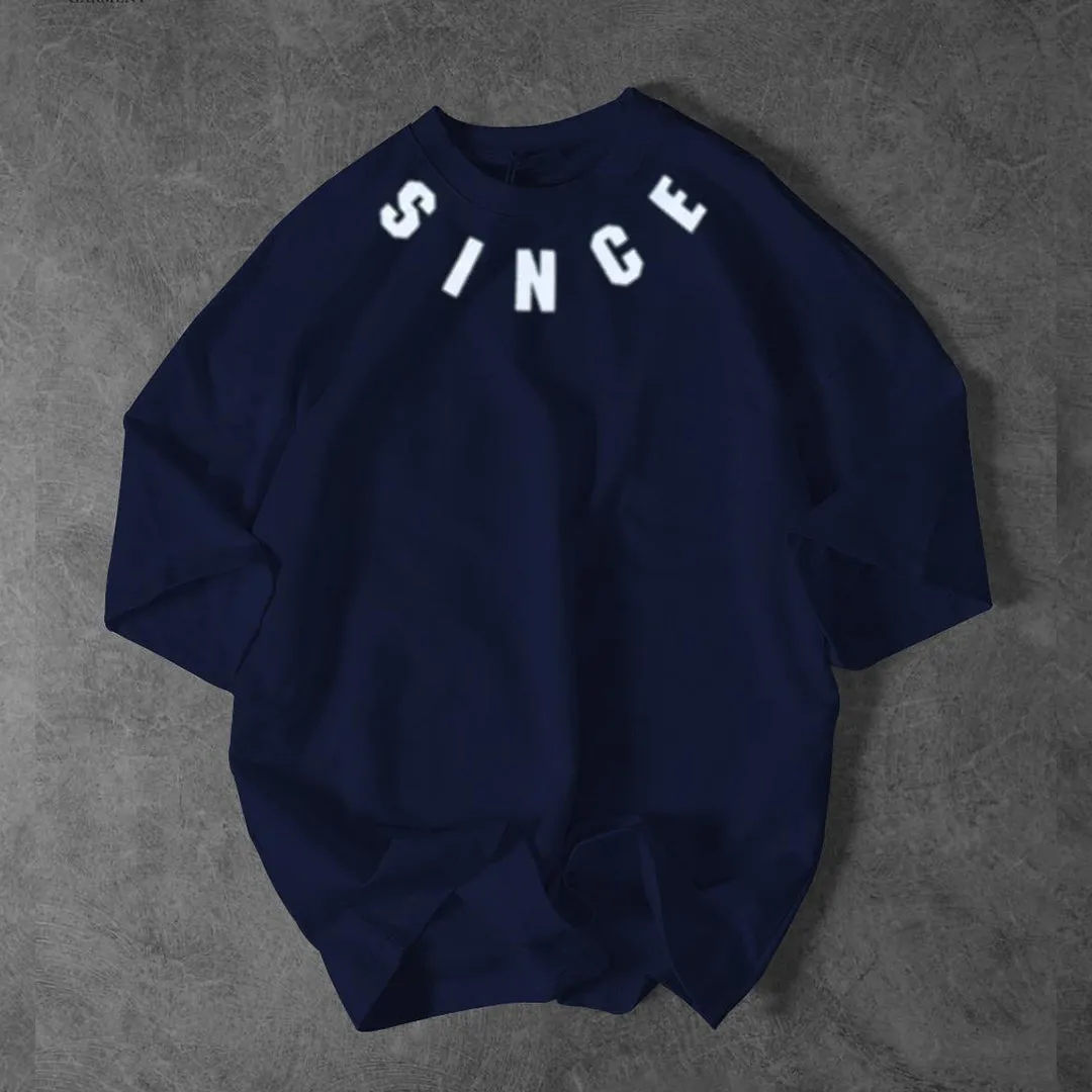 Since Printed Drop-Shoulder