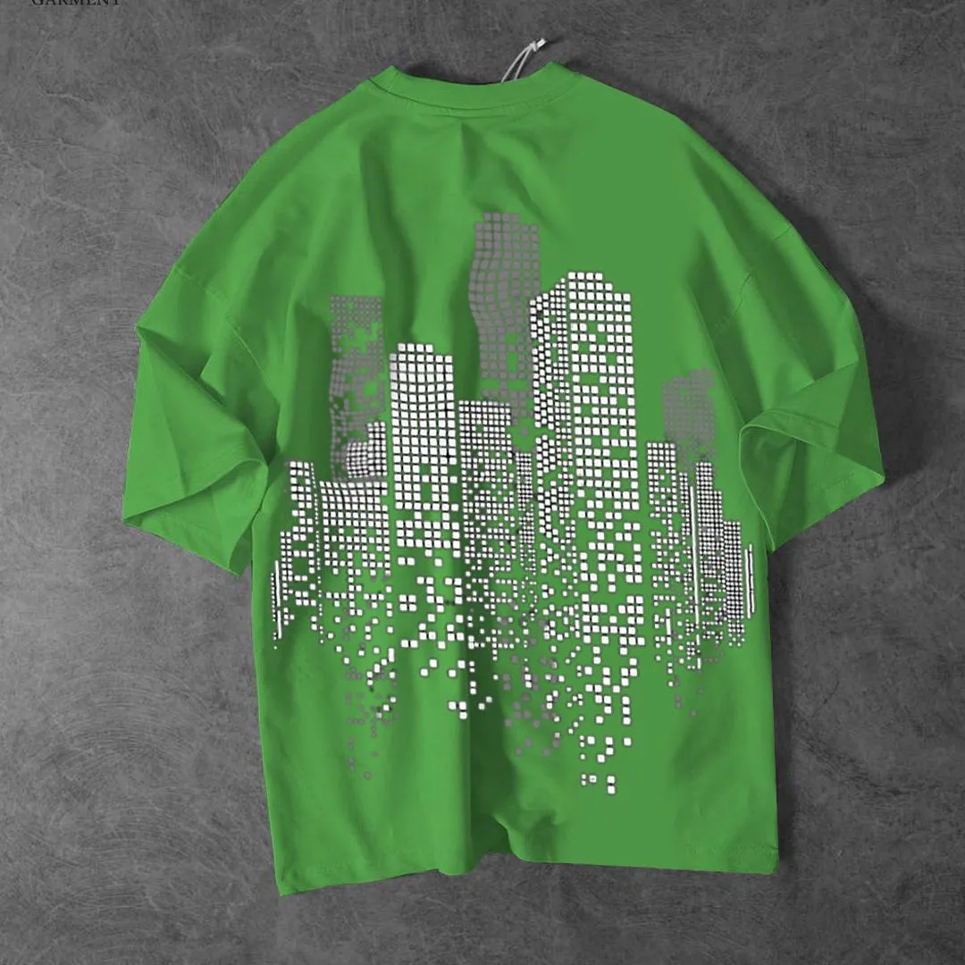 Since Printed Drop-Shoulder