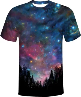 T-Shirts for Men Boys 3D Printed T-Shirts Short Sleeve Graphic Tees Shirt