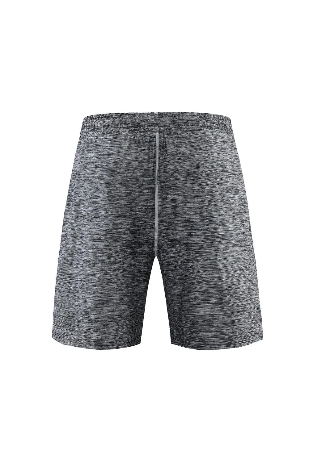 Unisex  Athletic Sports Zip Pocket Shorts