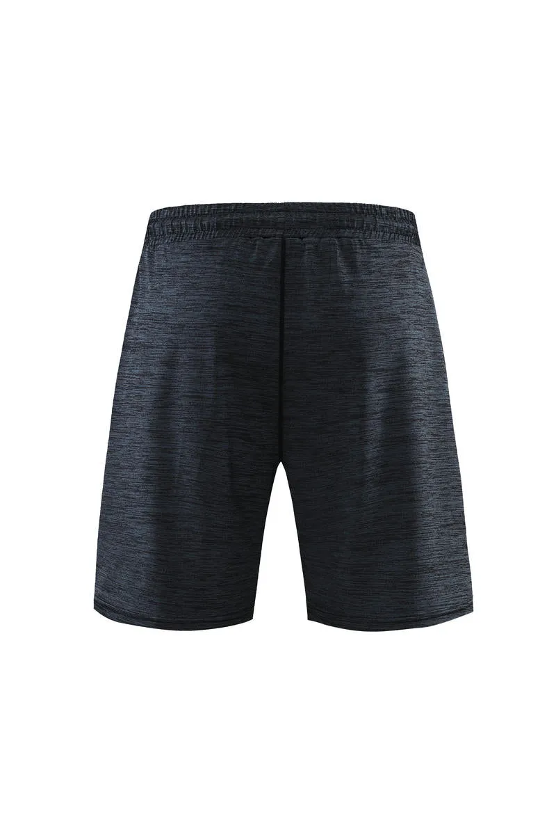 Unisex  Athletic Sports Zip Pocket Shorts