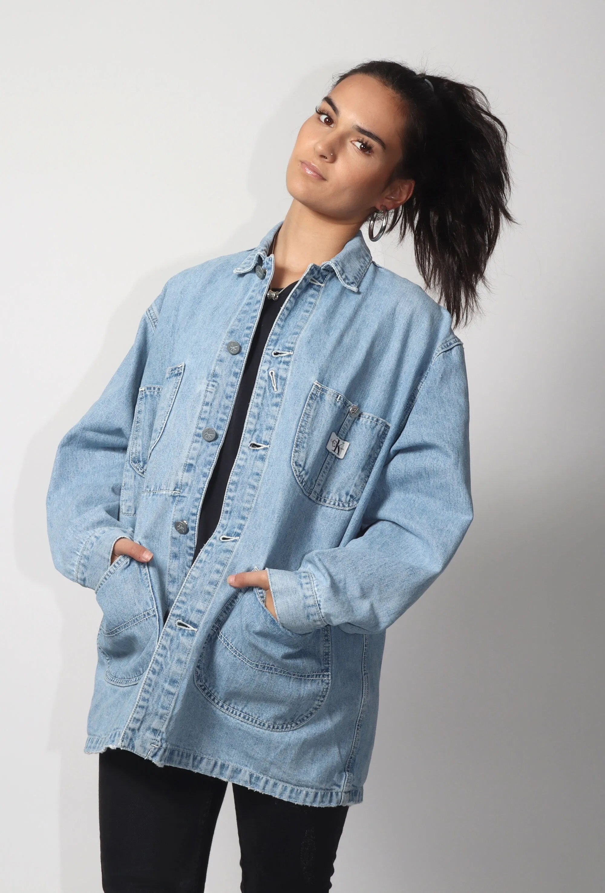 Vintage CK Calvin Klein Denim Jacket Size S