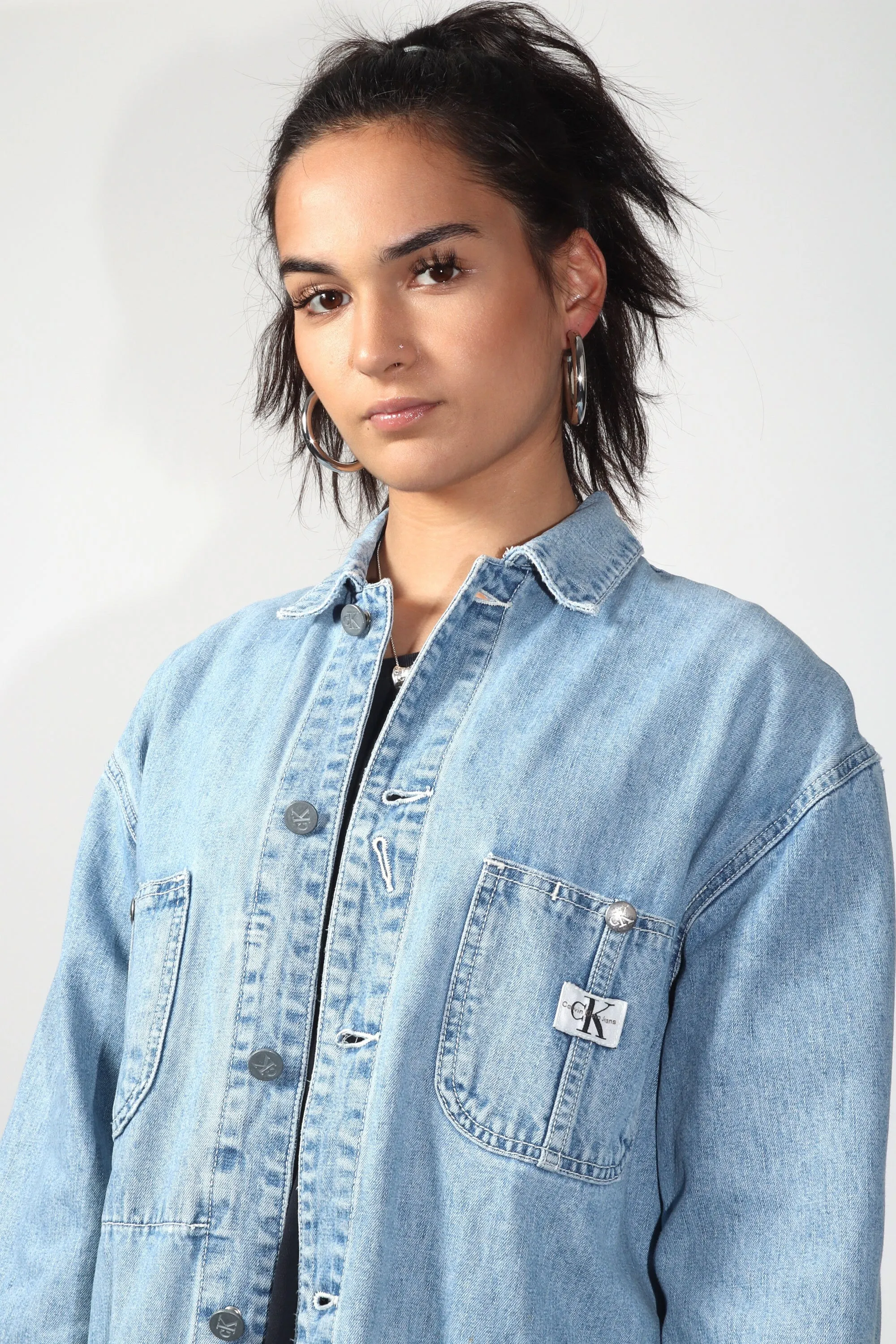 Vintage CK Calvin Klein Denim Jacket Size S