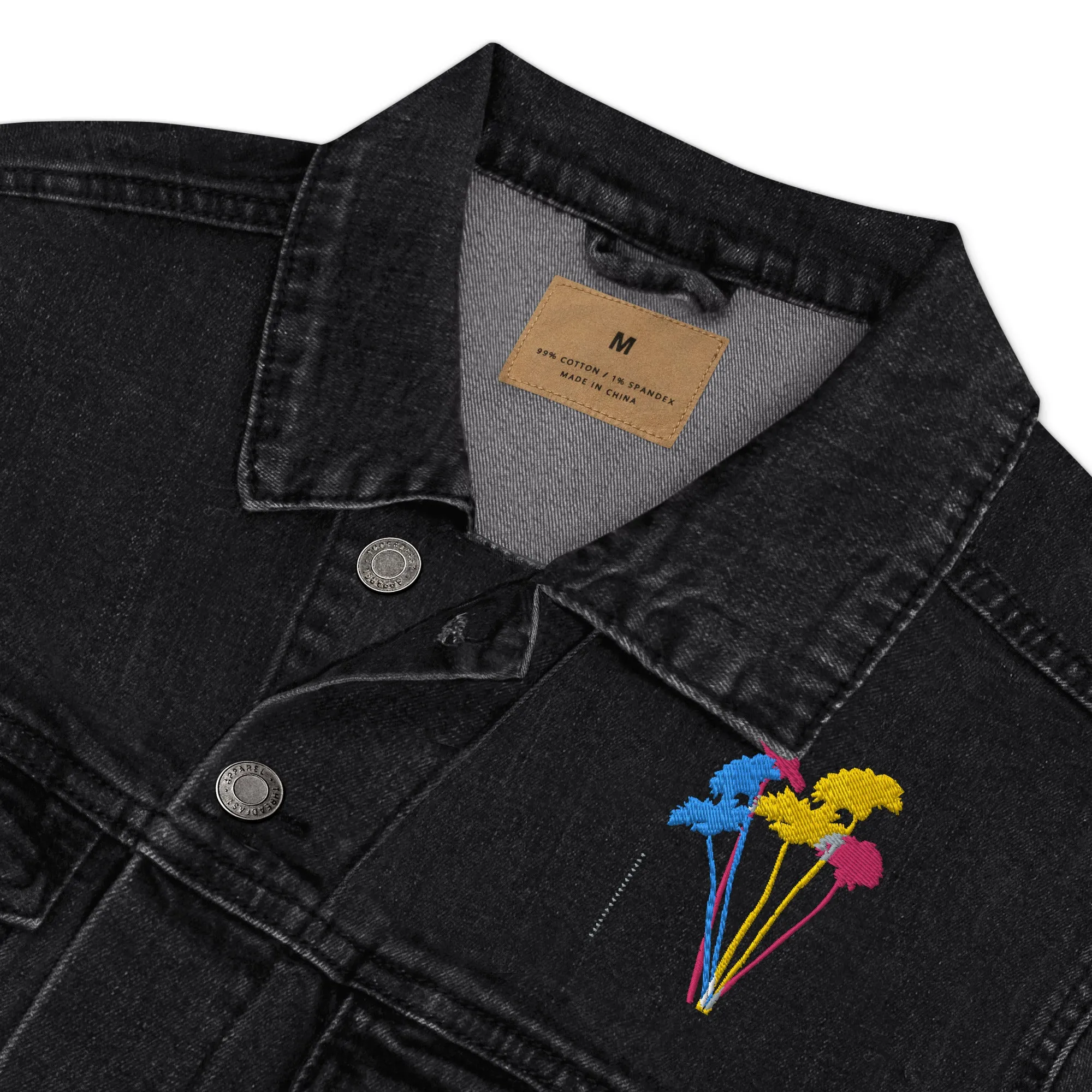 YOUR FLOWERS Unisex Denim Jacket